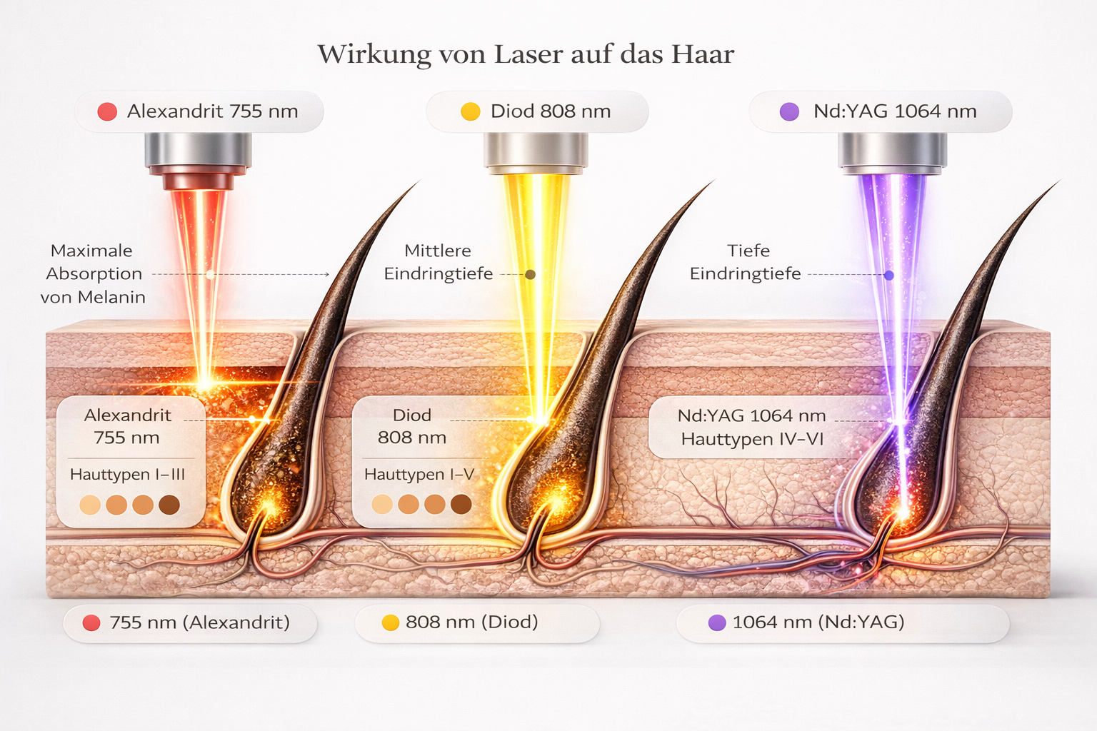Laser-Haarentfernung Behandlungsablauf